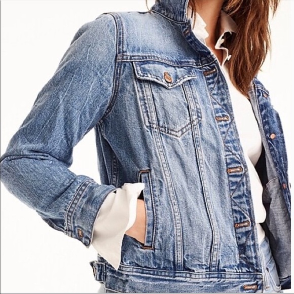 J. Crew Classic Denim Jean Jacket - Picture 3 of 12